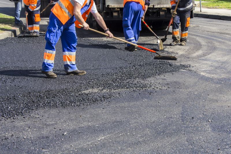 Asphalt Repair in Progress